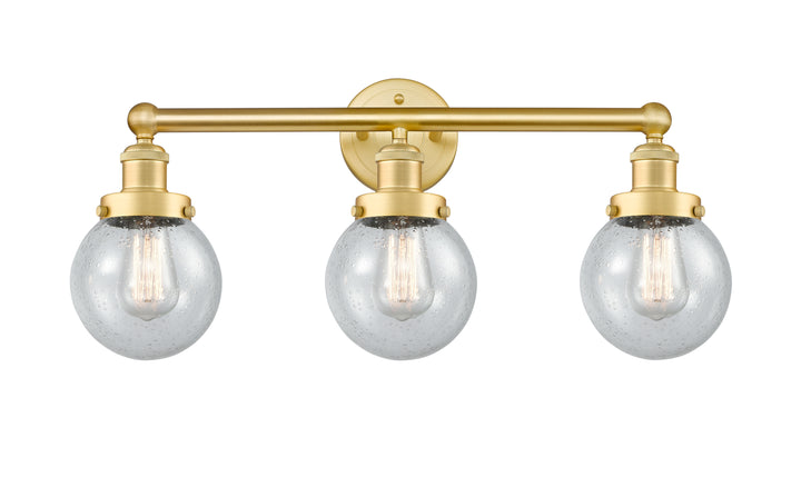 Innovations Lighting Beacon 6" Bath Vanity Light - Satin Gold Vanity Lights Innovations Lighting   