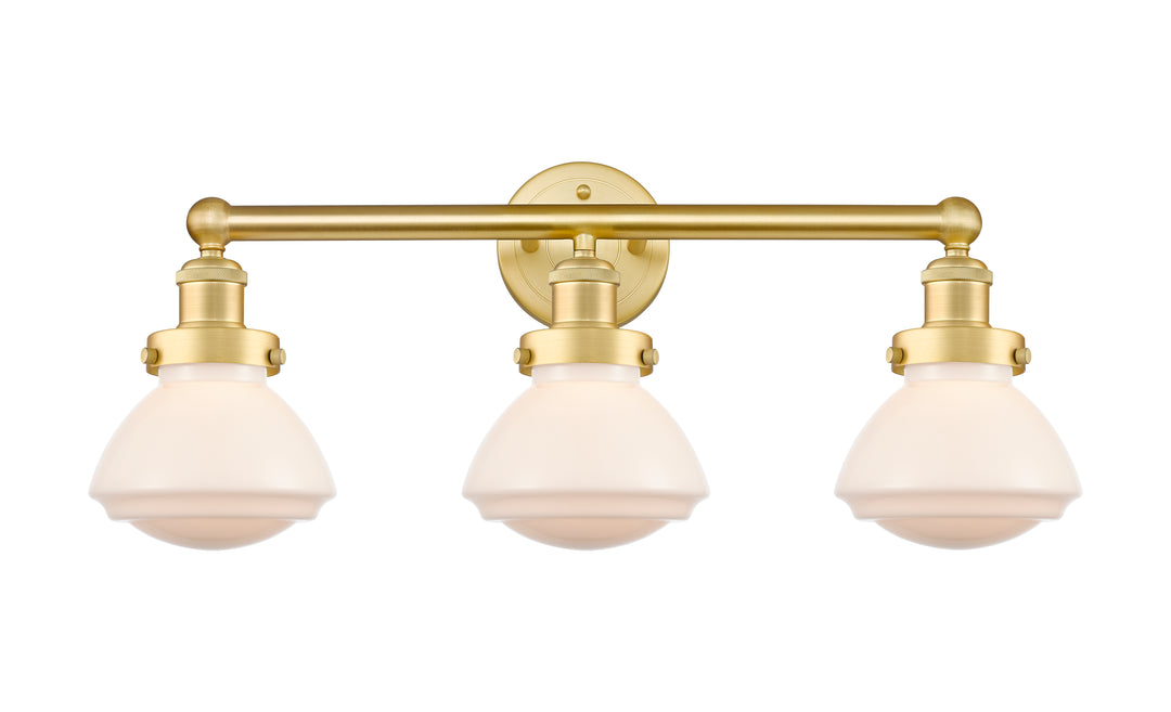 Innovations Lighting Olean 6.75" Bath Vanity Light - Satin Gold Vanity Lights Innovations Lighting   