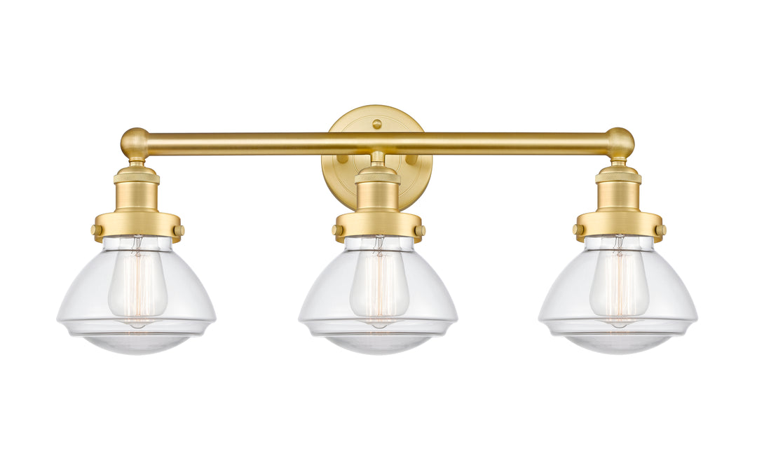 Innovations Lighting Olean 6.75" Bath Vanity Light - Satin Gold Vanity Lights Innovations Lighting   