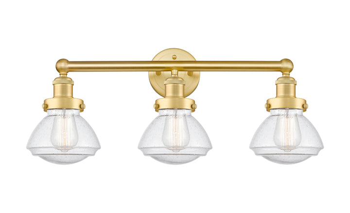 Innovations Lighting Olean 6.75" Bath Vanity Light - Satin Gold Vanity Lights Innovations Lighting   