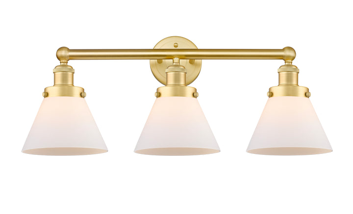 Innovations Lighting Cone 8" Bath Vanity Light - Satin Gold Vanity Lights Innovations Lighting   