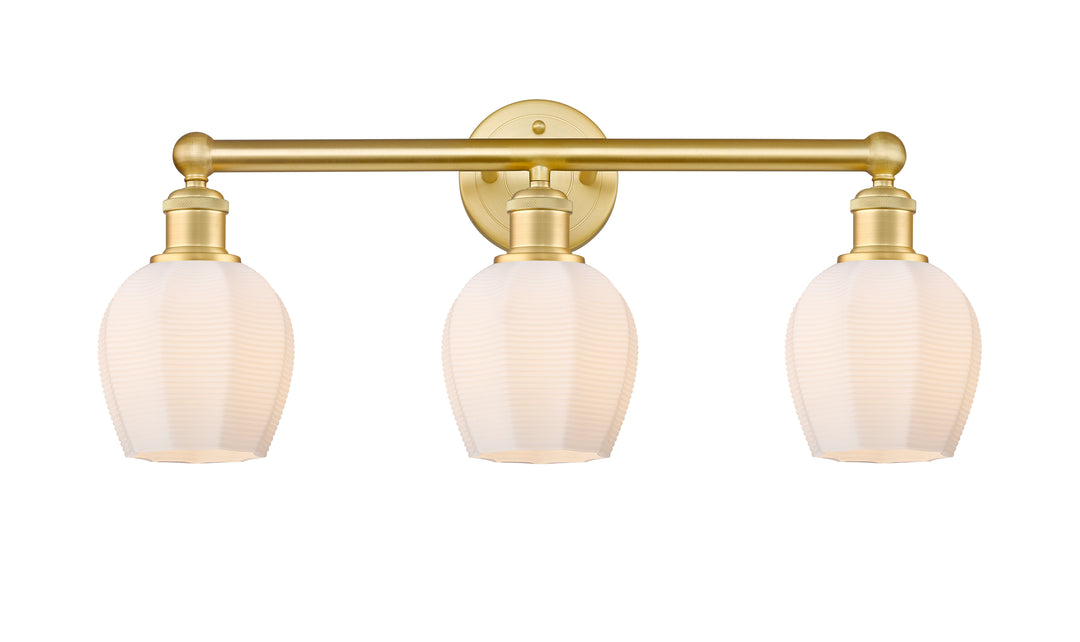 Innovations Lighting Norfolk 6" Bath Vanity Light - Satin Gold Vanity Lights Innovations Lighting   