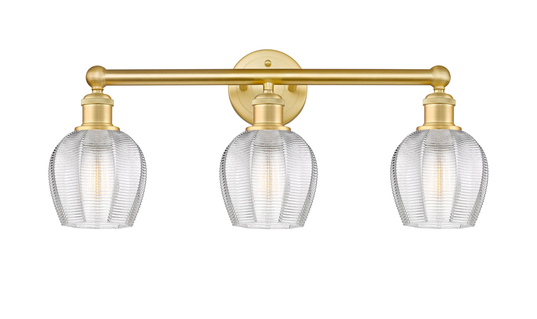 Innovations Lighting Norfolk 6" Bath Vanity Light - Satin Gold Vanity Lights Innovations Lighting   