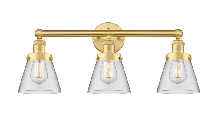 Innovations Lighting Cone 6" Bath Vanity Light - Satin Gold Vanity Lights Innovations Lighting   