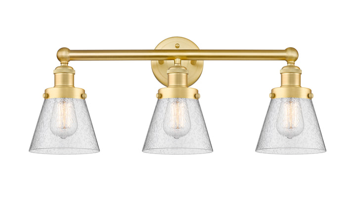 Innovations Lighting Cone 6" Bath Vanity Light - Satin Gold Vanity Lights Innovations Lighting   