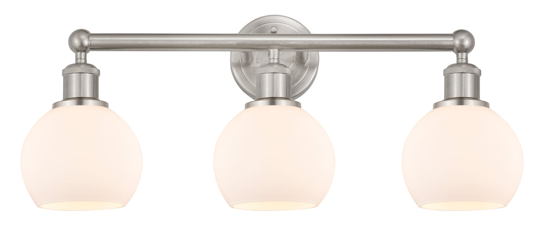 Innovations Lighting Athens 6" Bath Vanity Light - Brushed Satin Nickel Vanity Lights Innovations Lighting   