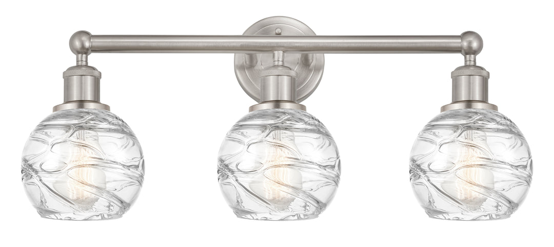 Innovations Lighting Athens Deco Swirl 6" Bath Vanity Light - Brushed Satin Nickel