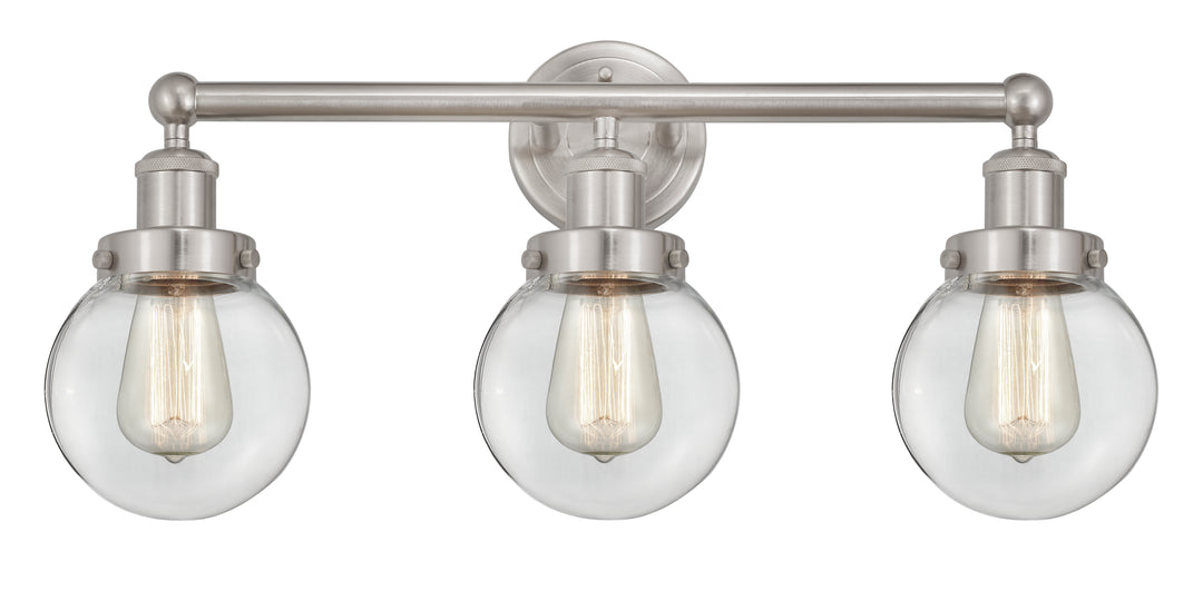 Innovations Lighting Beacon 6" Bath Vanity Light - Brushed Satin Nickel Vanity Lights Innovations Lighting   