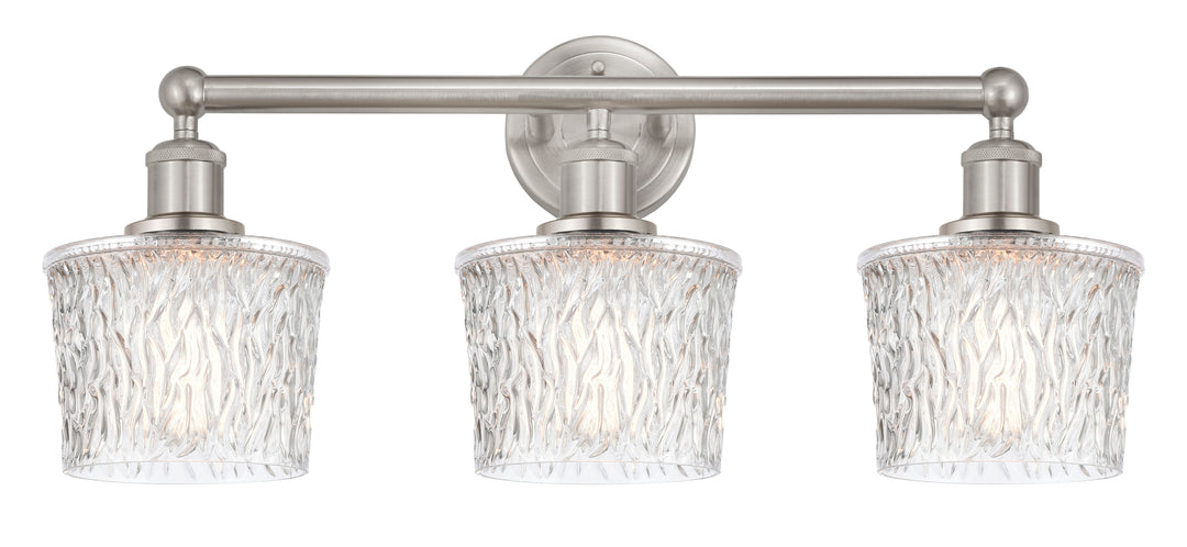 Innovations Lighting Niagara 6.5" Bath Vanity Light - Brushed Satin Nickel Vanity Lights Innovations Lighting Clear ; Glass Type: Transparent; Textured  