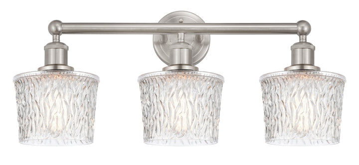 Innovations Lighting Niagara 6.5" Bath Vanity Light - Brushed Satin Nickel Vanity Lights Innovations Lighting Clear ; Glass Type: Transparent; Textured  