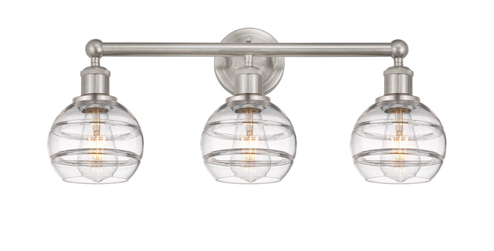 Innovations Lighting Rochester 6" Bath Vanity Light - Brushed Satin Nickel Vanity Lights Innovations Lighting   