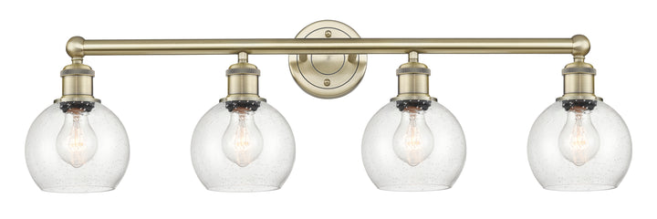 Innovations Lighting Athens 6" Bath Vanity Light - Antique Brass Vanity Lights Innovations Lighting Seedy ; Glass Type: Seeded  