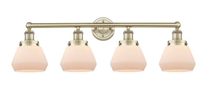 Innovations Lighting Fulton 7" Bath Vanity Light - Antique Brass Vanity Lights Innovations Lighting Matte White ; Glass Type: Frosted  