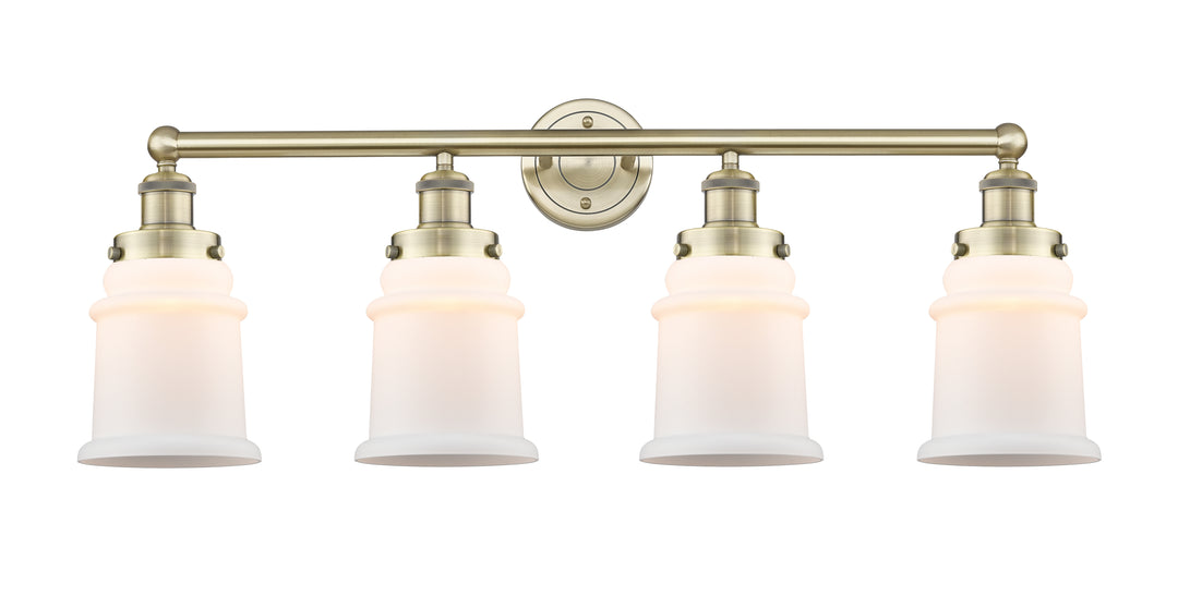 Innovations Lighting Canton 6" Bath Vanity Light - Antique Brass Vanity Lights Innovations Lighting Matte White ; Glass Type: Frosted  