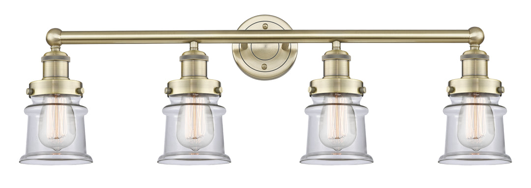 Innovations Lighting Canton 5" Bath Vanity Light - Antique Brass Vanity Lights Innovations Lighting Clear ; Glass Type: Transparent  