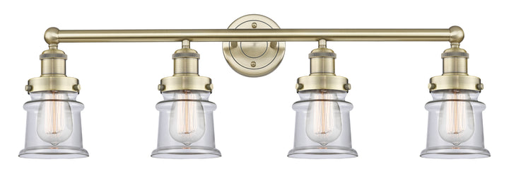 Innovations Lighting Canton 5" Bath Vanity Light - Antique Brass Vanity Lights Innovations Lighting Clear ; Glass Type: Transparent  