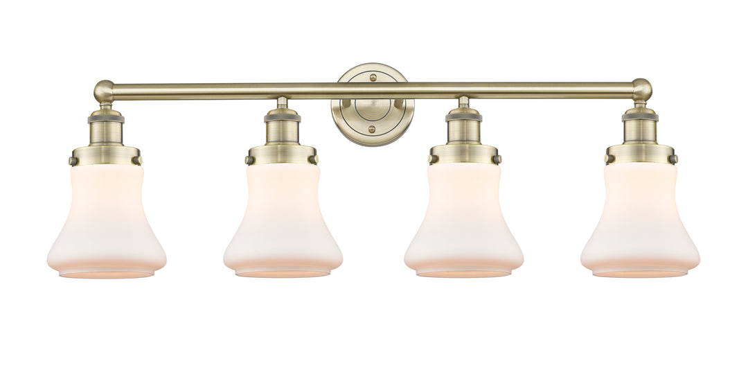 Innovations Lighting Bellmont 6" Bath Vanity Light - Antique Brass Vanity Lights Innovations Lighting Matte White ; Glass Type: Frosted  