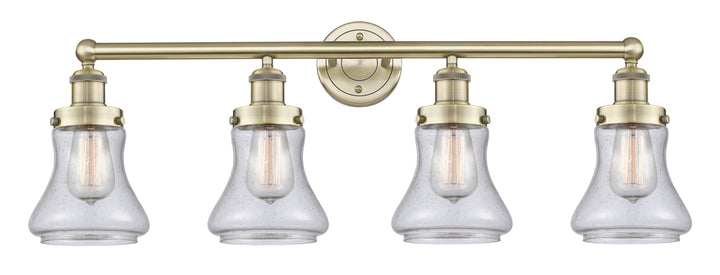 Innovations Lighting Bellmont 6" Bath Vanity Light - Antique Brass Vanity Lights Innovations Lighting Seedy ; Glass Type: Seedy; Ribbed  