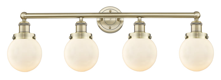 Innovations Lighting Beacon 6" Bath Vanity Light - Antique Brass Vanity Lights Innovations Lighting Matte White ; Glass Type: Frosted  