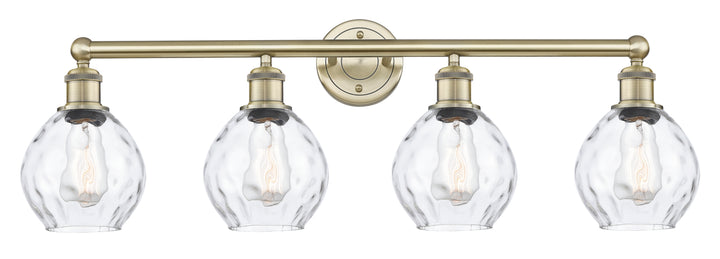 Innovations Lighting Waverly 6" Bath Vanity Light - Antique Brass Vanity Lights Innovations Lighting Clear ; Glass Type: Water  