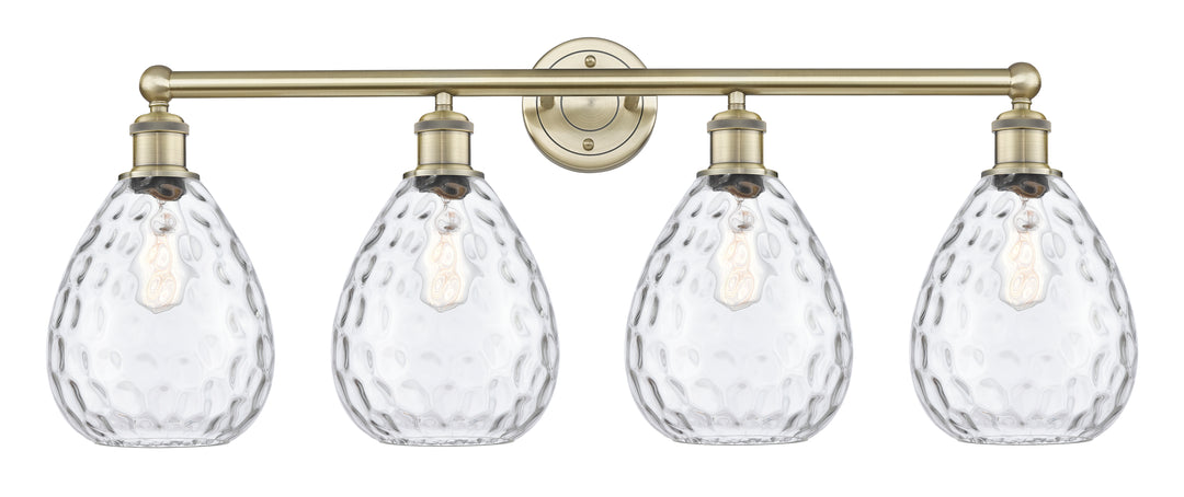 Innovations Lighting Waverly 8" Bath Vanity Light - Antique Brass Vanity Lights Innovations Lighting Clear ; Glass Type: Transparent  