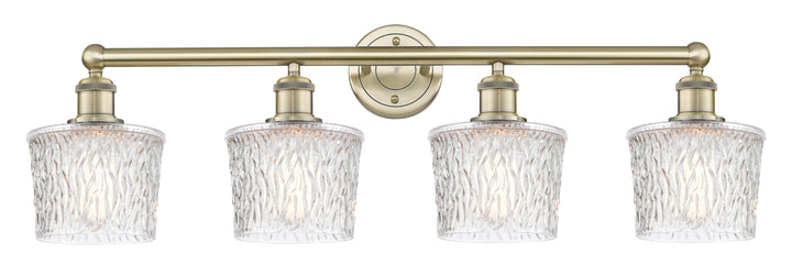 Innovations Lighting Niagara 6.5" Bath Vanity Light - Antique Brass Vanity Lights Innovations Lighting Clear ; Glass Type: Transparent; Textured  