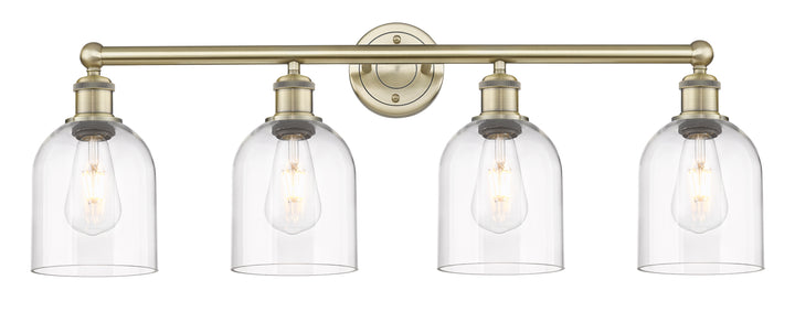 Innovations Lighting Bella 6" Bath Vanity Light - Antique Brass Vanity Lights Innovations Lighting Clear ; Glass Type: Clear  