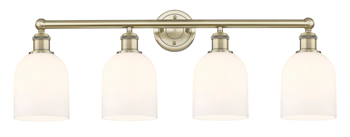 Innovations Lighting Bella 6" Bath Vanity Light - Antique Brass Vanity Lights Innovations Lighting White ; Glass Type: White  