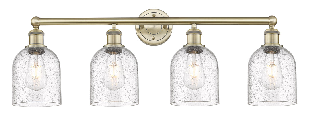 Innovations Lighting Bella 6" Bath Vanity Light - Antique Brass Vanity Lights Innovations Lighting Seedy ; Glass Type: Transparent  