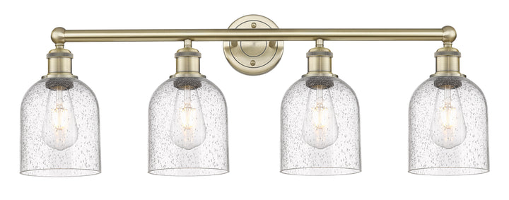 Innovations Lighting Bella 6" Bath Vanity Light - Antique Brass Vanity Lights Innovations Lighting Seedy ; Glass Type: Transparent  