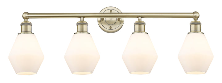 Innovations Lighting Cindyrella 6" Bath Vanity Light - Antique Brass Vanity Lights Innovations Lighting Cased Matte White ; Glass Type: White  