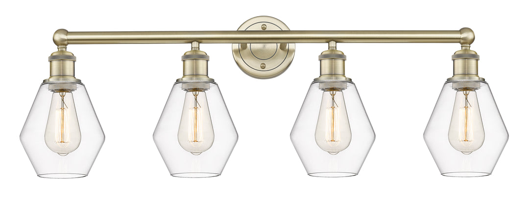 Innovations Lighting Cindyrella 6" Bath Vanity Light - Antique Brass Vanity Lights Innovations Lighting Clear ; Glass Type: Clear  