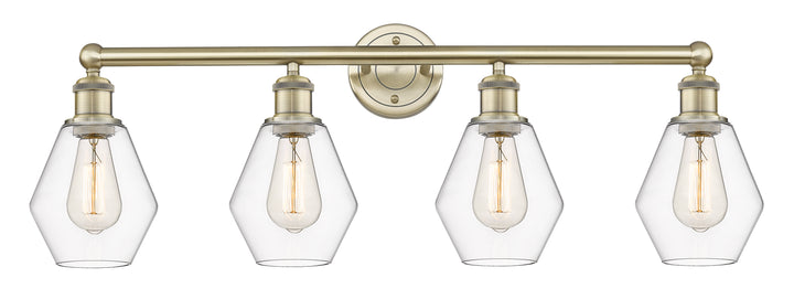 Innovations Lighting Cindyrella 6" Bath Vanity Light - Antique Brass Vanity Lights Innovations Lighting Clear ; Glass Type: Clear  