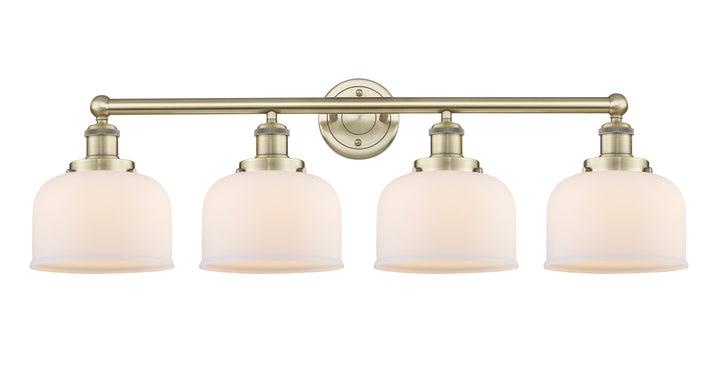 Innovations Lighting Bell 8" Bath Vanity Light - Antique Brass Vanity Lights Innovations Lighting Matte White ; Glass Type: Frosted  