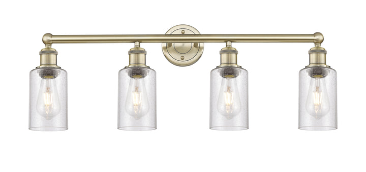 Innovations Lighting Clymer 4" Bath Vanity Light - Antique Brass