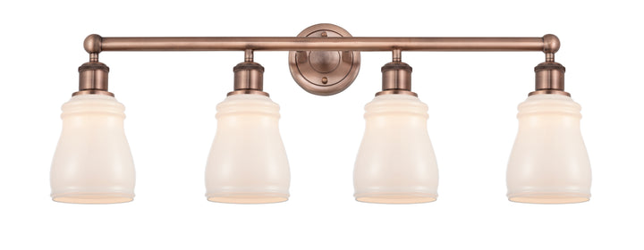 Innovations Lighting Ellery 5" Bath Vanity Light - Antique Copper Vanity Lights Innovations Lighting White ; Glass Type: White  