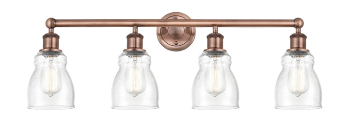 Innovations Lighting Ellery 5" Bath Vanity Light - Antique Copper Vanity Lights Innovations Lighting Seedy ; Glass Type: Seeded  