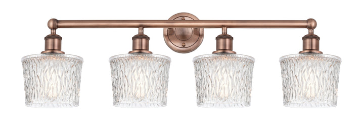 Innovations Lighting Niagara 6.5" Bath Vanity Light - Antique Copper Vanity Lights Innovations Lighting Clear ; Glass Type: Transparent; Textured  