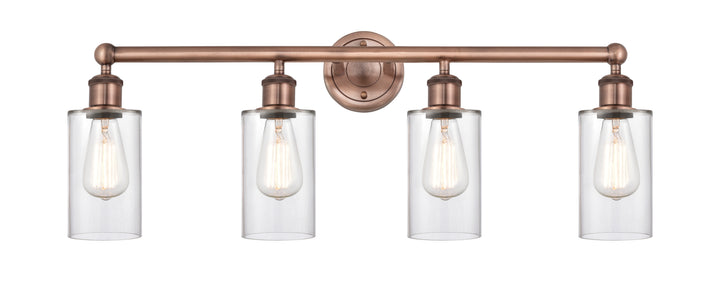 Innovations Lighting Clymer 4" Bath Vanity Light - Antique Copper