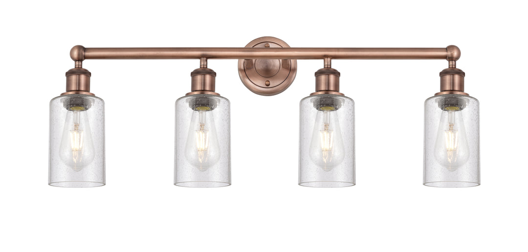 Innovations Lighting Clymer 4" Bath Vanity Light - Antique Copper