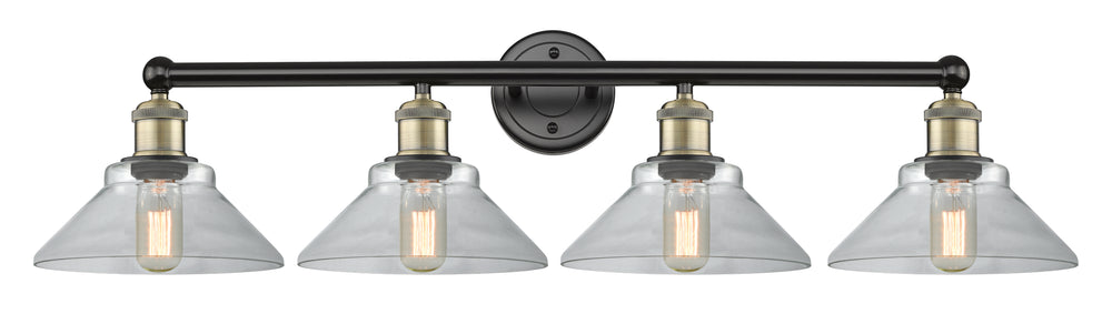 Innovations Lighting Orwell 9" Bath Vanity Light - Black Antique Brass Vanity Lights Innovations Lighting Clear ; Glass Type: Clear  