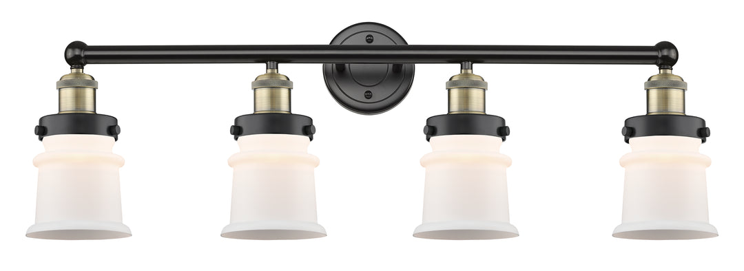 Innovations Lighting Canton 5" Bath Vanity Light - Black Antique Brass Vanity Lights Innovations Lighting Matte White ; Glass Type: Frosted  