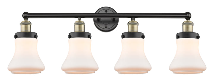 Innovations Lighting Bellmont 6" Bath Vanity Light - Black Antique Brass Vanity Lights Innovations Lighting Matte White ; Glass Type: Frosted  