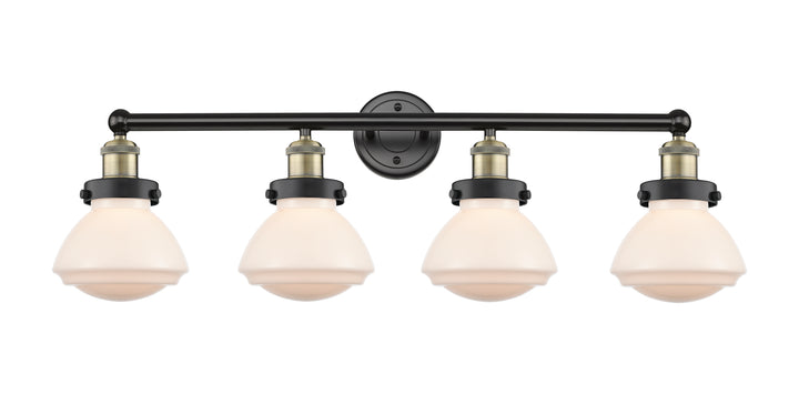 Innovations Lighting Olean 6.75" Bath Vanity Light - Black Antique Brass