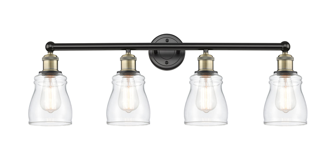 Innovations Lighting Ellery 5" Bath Vanity Light - Black Antique Brass Vanity Lights Innovations Lighting Clear ; Glass Type: Clear  