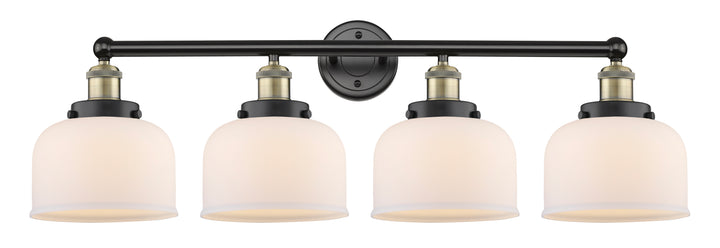 Innovations Lighting Bell 8" Bath Vanity Light - Black Antique Brass Vanity Lights Innovations Lighting Matte White ; Glass Type: Frosted  