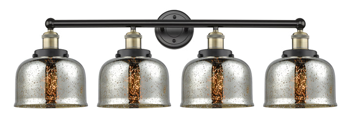 Innovations Lighting Bell 8" Bath Vanity Light - Black Antique Brass Vanity Lights Innovations Lighting Silver Plated Mercury ; Glass Type: Mercury  