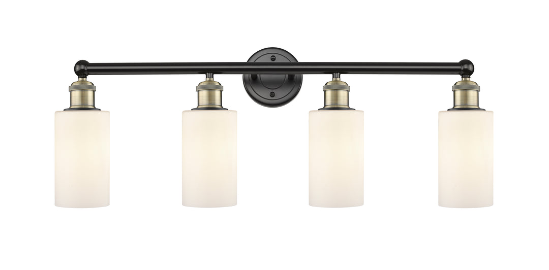 Innovations Lighting Clymer 4" Bath Vanity Light - Black Antique Brass