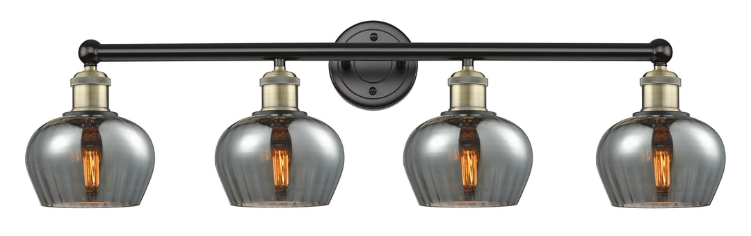 Innovations Lighting Fenton 6.5" Bath Vanity Light - Black Antique Brass