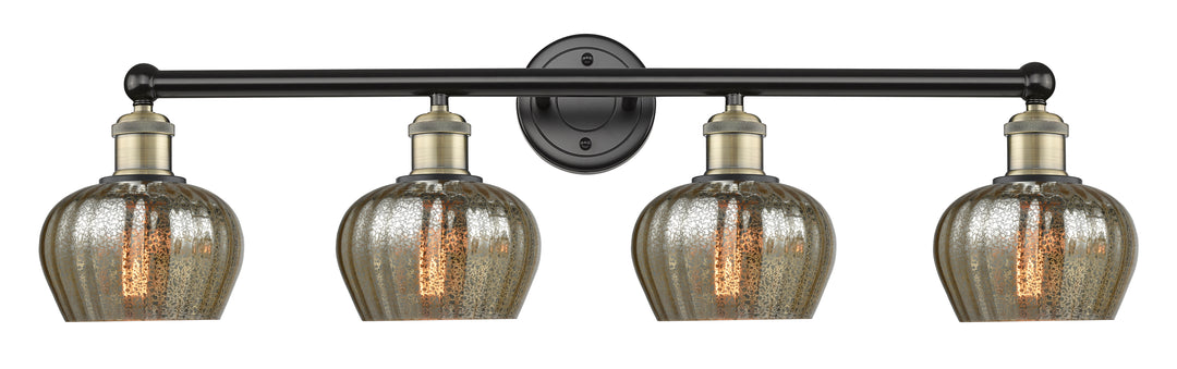 Innovations Lighting Fenton 6.5" Bath Vanity Light - Black Antique Brass